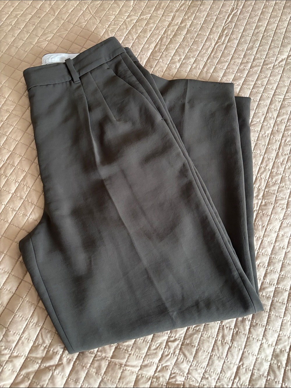 Aritzia effortless pants size 12 reg color olive